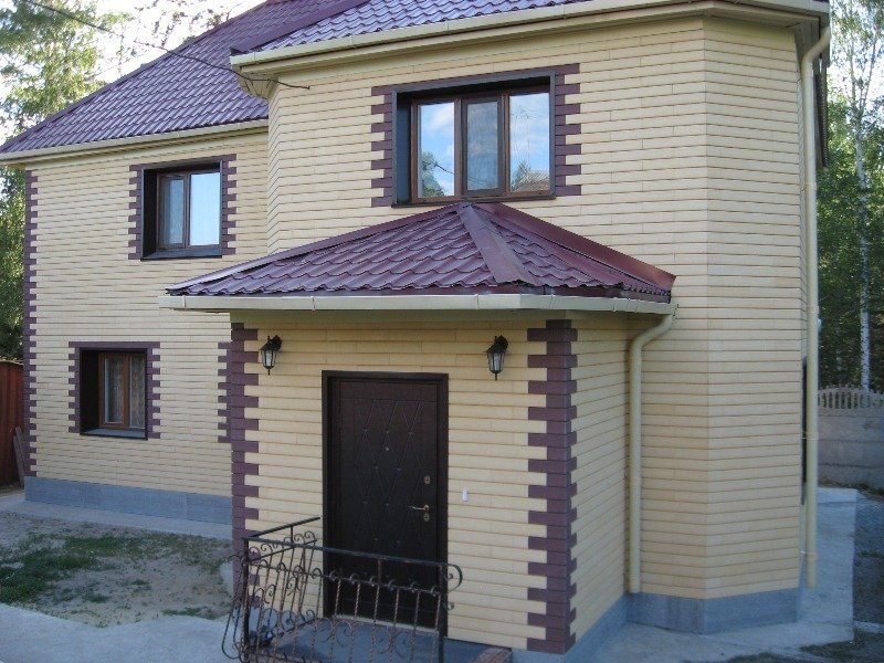 фасад из искусственного камня